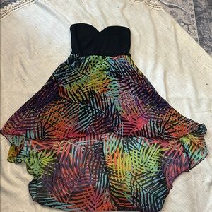 Streetwear Society Black and Multicolor Dress